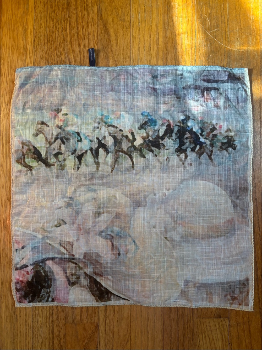 GEOFF NICHOLSON WATERCOLOR BANDANA SQUARE - Picture 3 of 4